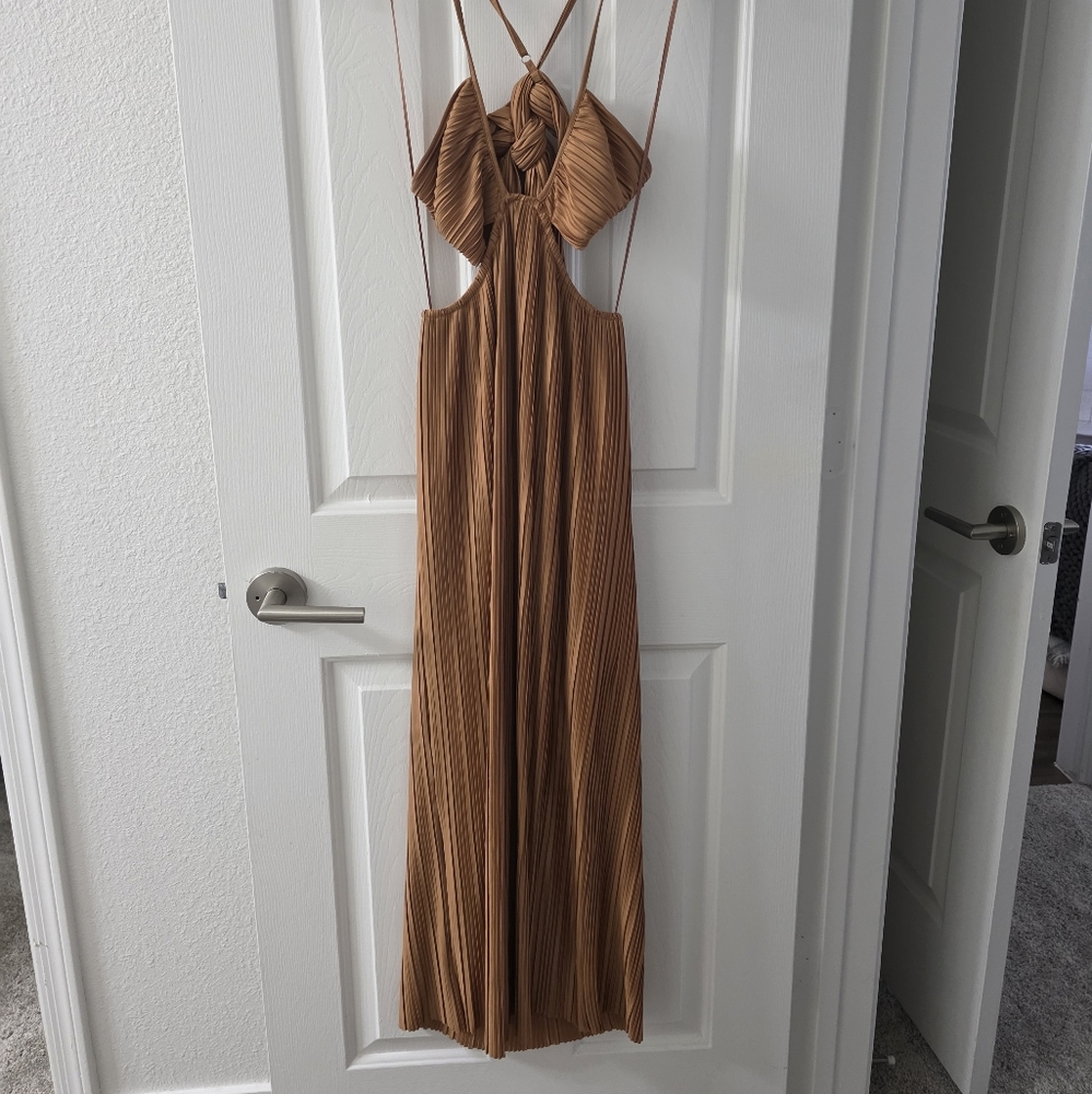 Textured Cut Out Dress